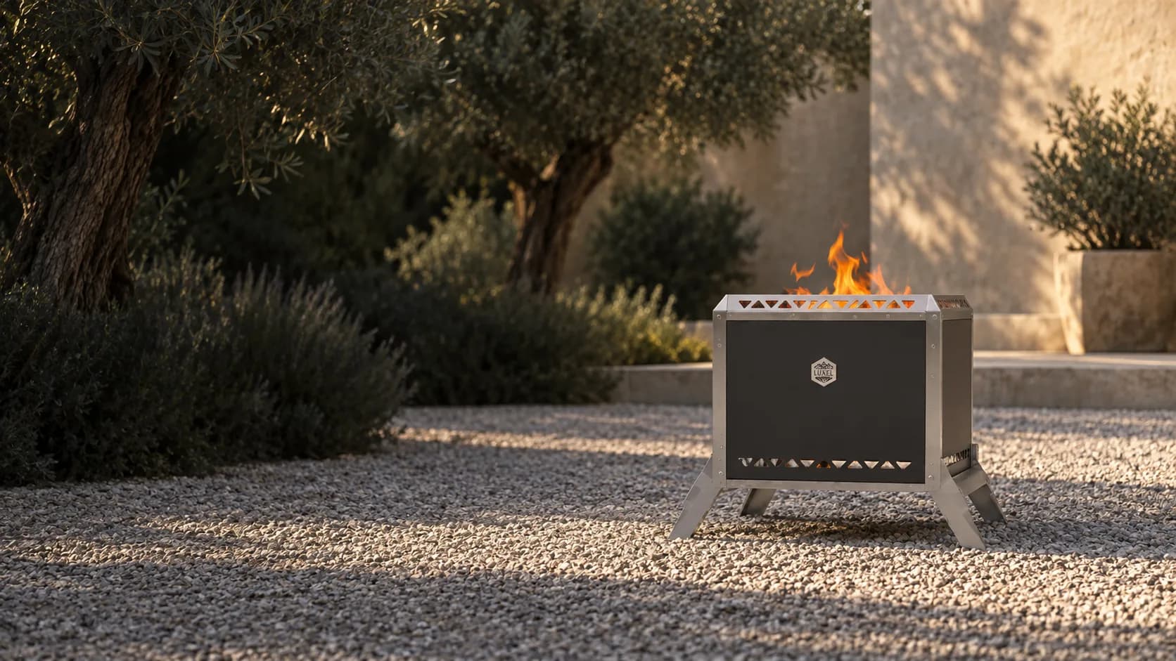 HIGAK in an outdoor cooking terrace concept scene